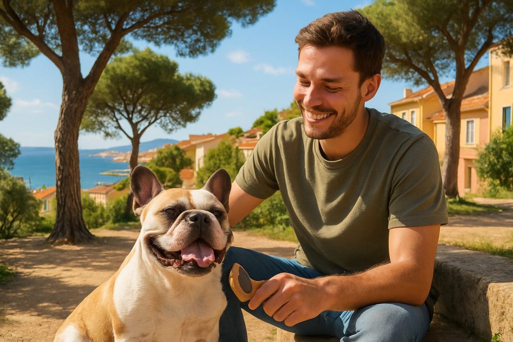 découvrez quelle brosse est idéale pour entretenir correctement le pelage de votre bouledogue français et garder sa peau saine et brillante.